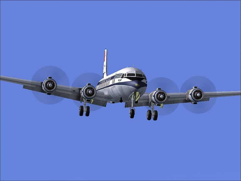 FS2004 DC-6B KLM Textures only