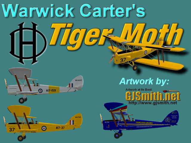 FS2004 De Havilland DH82a Tiger Moth Package