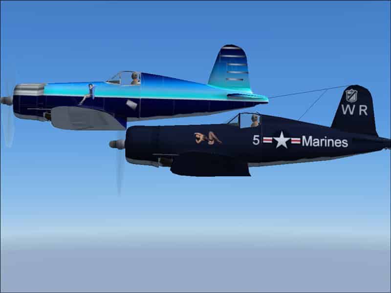 FS2004 F4U1-A Corsair : ( 2 Variants)