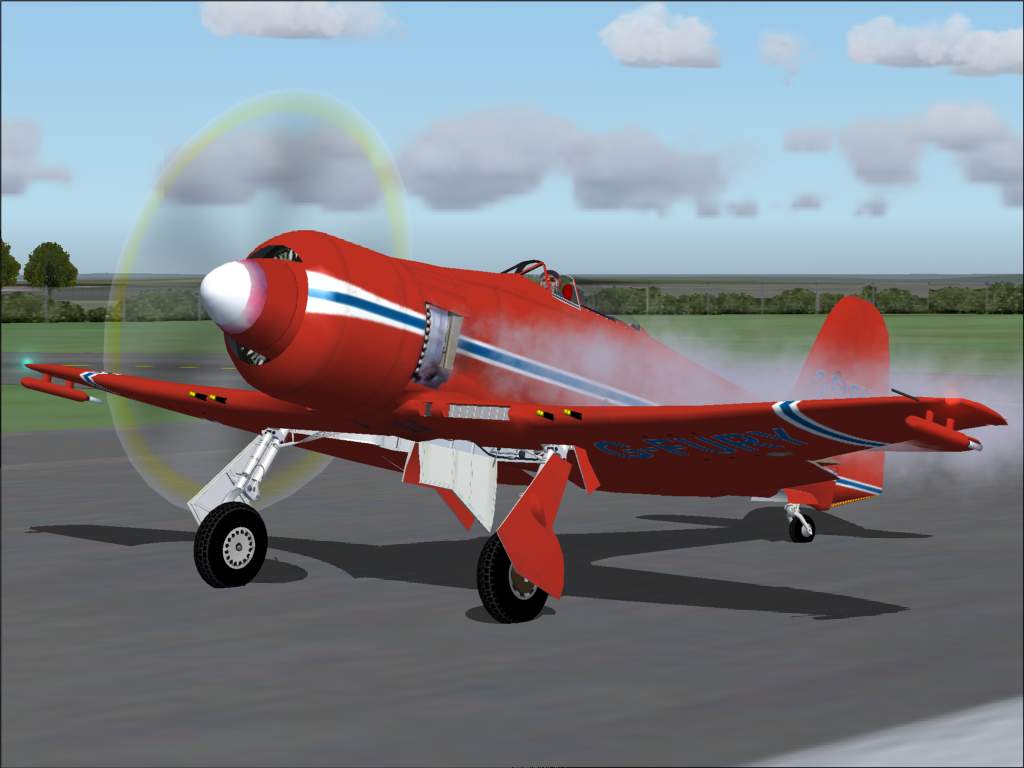 FS2004 Hawker Sea Fury FB11 G-Fury