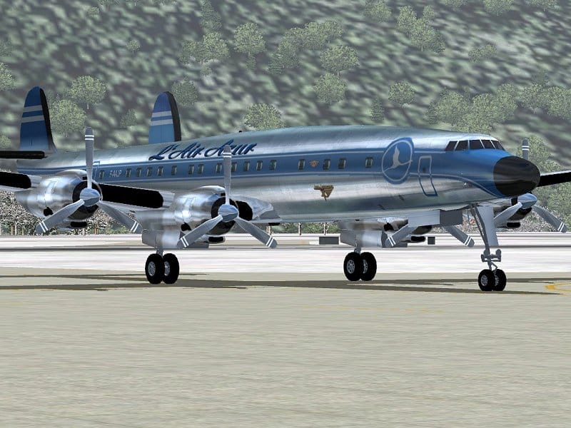 FS2004 L’Air Azur VA Super Constellation Textures only