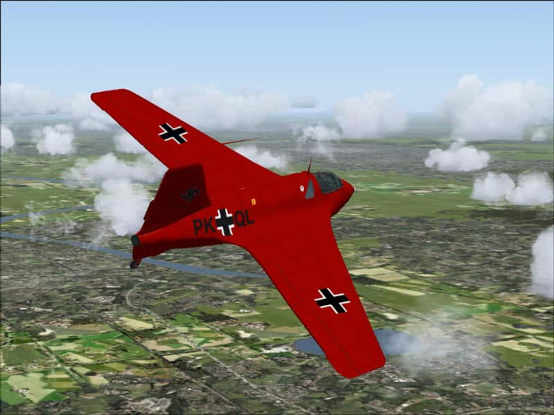FS2004 Me163 Komet V41 Textures only