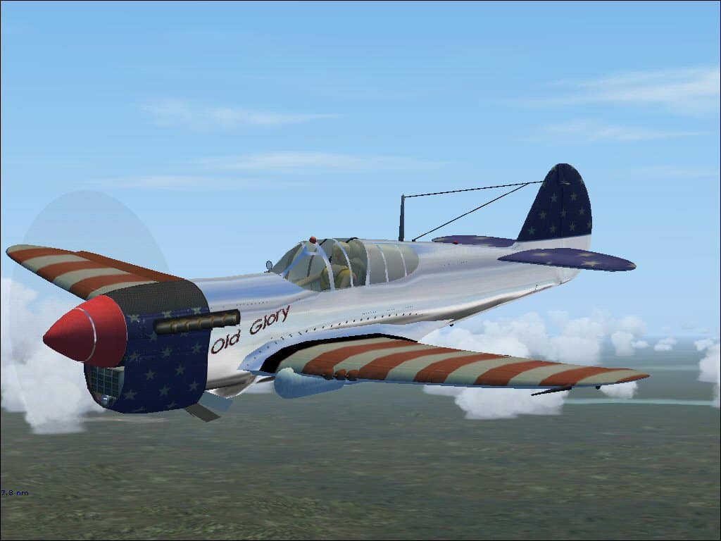 FS2004 P 40 B Old Glory