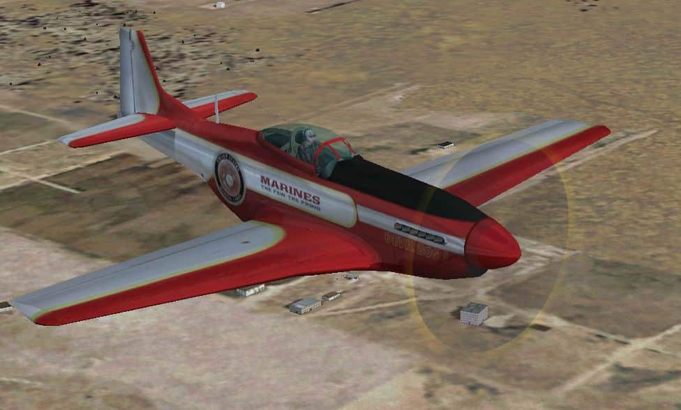 FS2004 P-51 Marines Textures