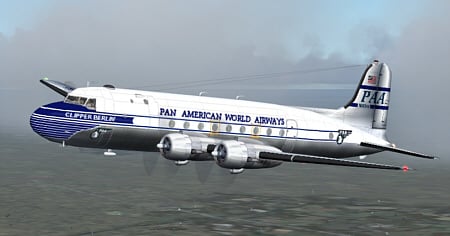 FS2004 Pan American DOUGLAS DC-4