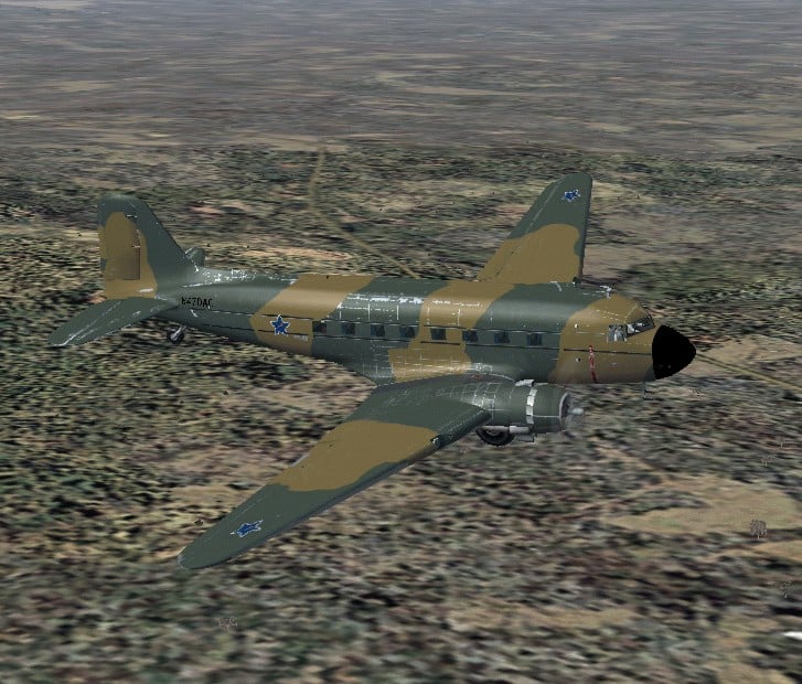 FS2004 SAAF DC3 Textures