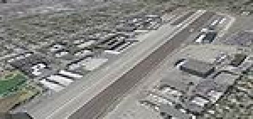 FS2004 Santa Monica, California, High Resolution Airport Area Ground Scenery