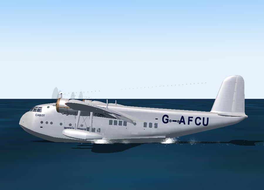 FS2004 Short S.30 Empire Transatlantic Long-range version