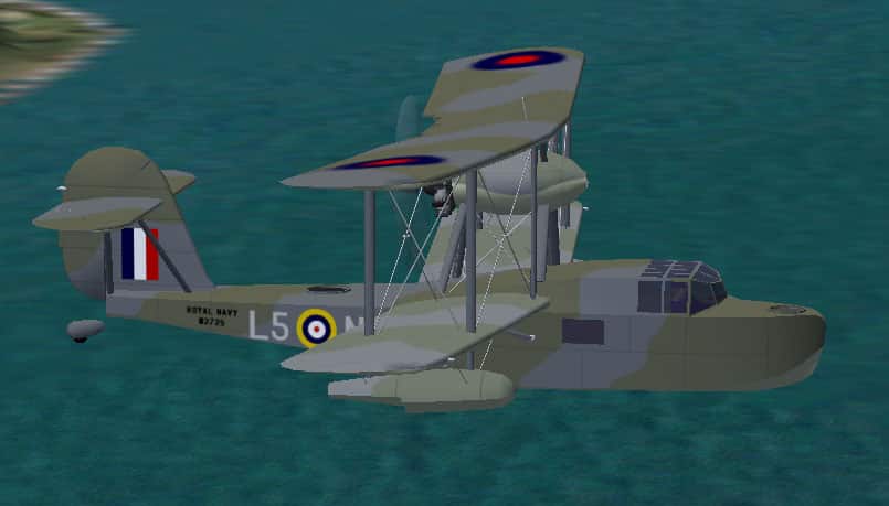 FS2004 Supermarine Walrus Fleet Air Arm Textures