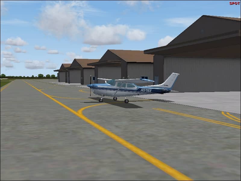 FS2004 Warrington Flying Club Scenery located in Bucks County, PA