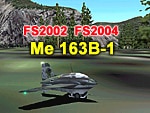 FS2004/2002 Me163B-1a Rocket Powered Interceptor