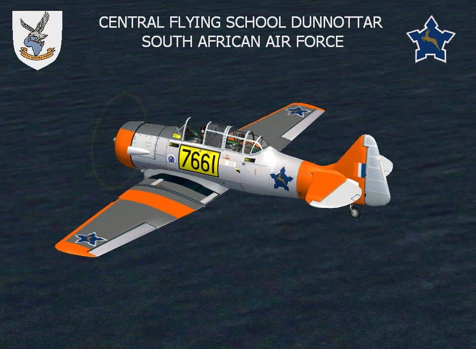 FS2004/2002 South African Air Force T-6 Harvard Nr. 7661