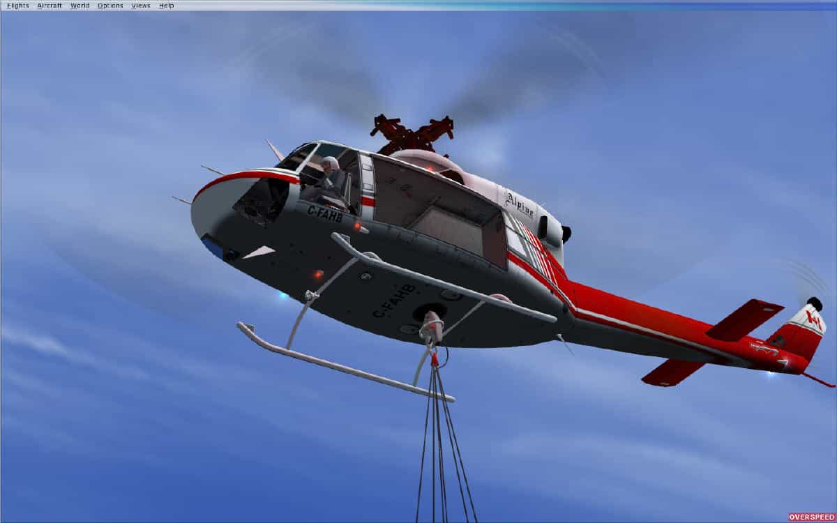 FS2004/FSX Bell 412 Bambi Bucket Package.