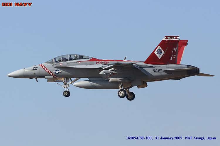 FS2004/FSX F/A-18F VFA-102 CAG Diamondbacks textures Only