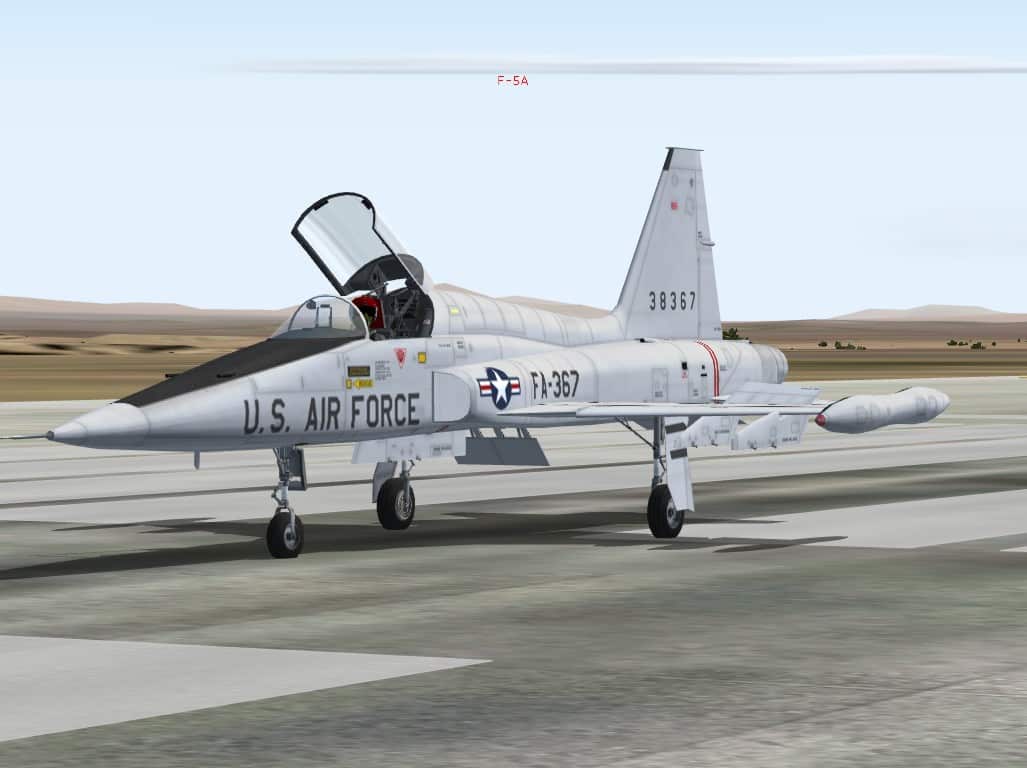 FS2004/FSX Northrop F-5A “Freedom Fighter” Package.