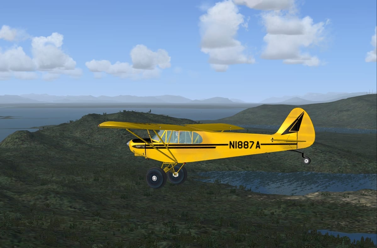 FS2004/FSX Piper Super Cub PA18_V3 Package