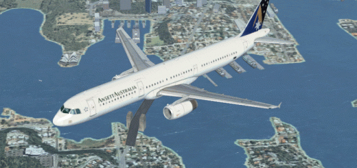 FSX A321 Ansett Australia Textures only
