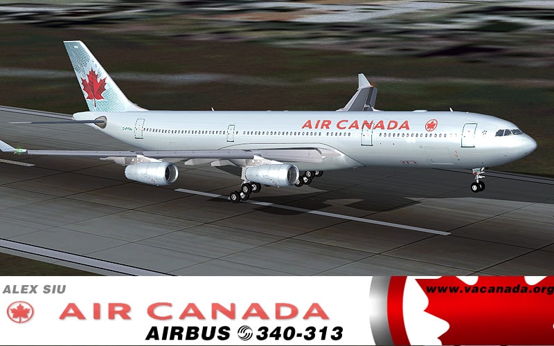 FSX A340-300 Air Canada.