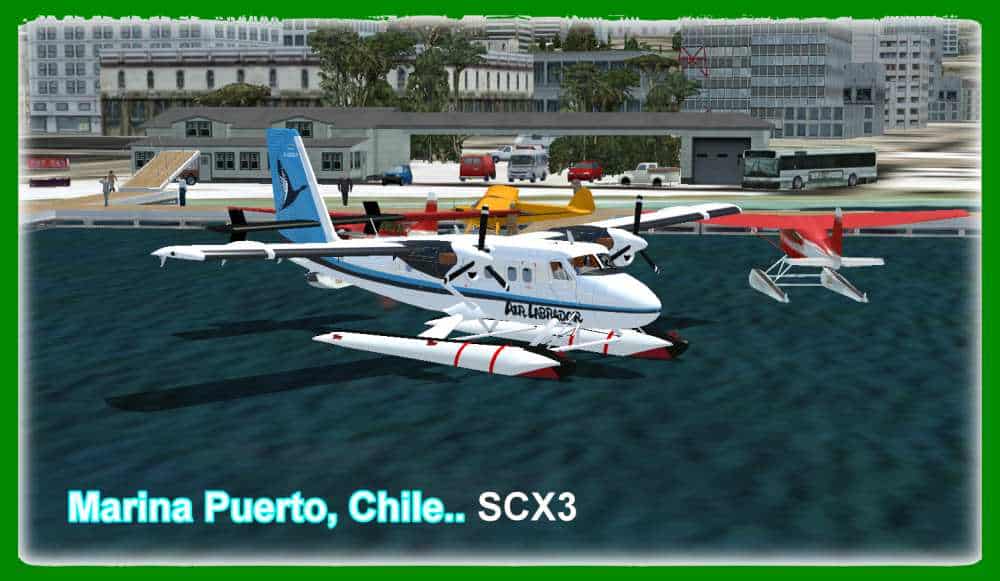 FSX Adventure Flight along the Southern Mountains and lakes of CHILE