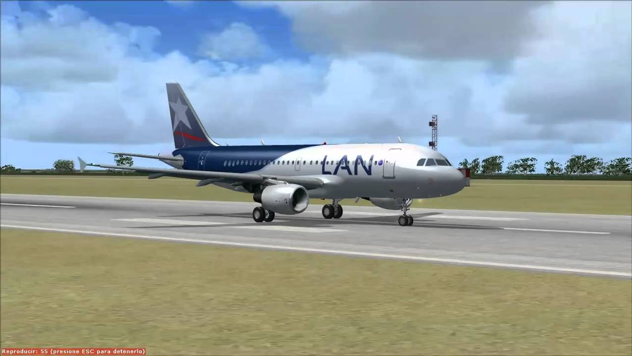 FSX Airbus A319 LAN Airlines.