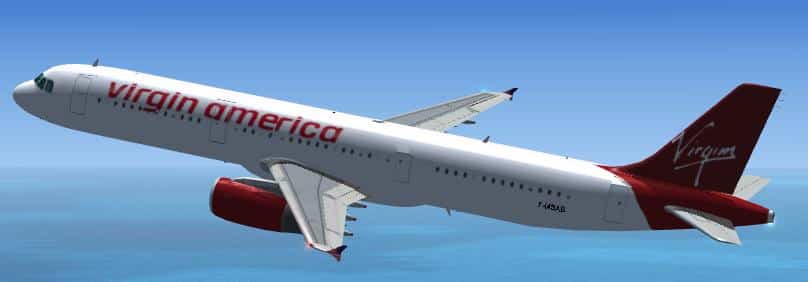 FSX Airbus A321 Virgin America.