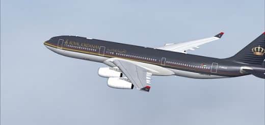 FSX Airbus A340-200 Royal Jordanian Airlines