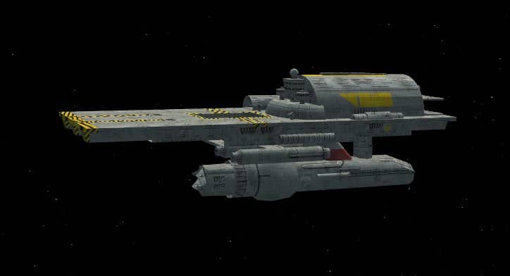 FSX: BSG Flattop Space Repairship