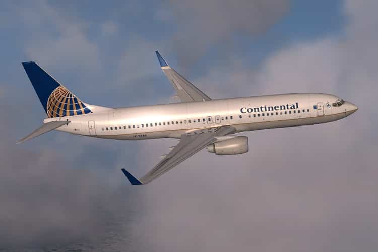 FSX Boeing 737-800 Continental Airlines Textures only
