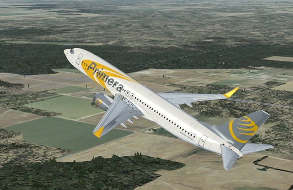 FSX Boeing 737-800 Primera Textures only