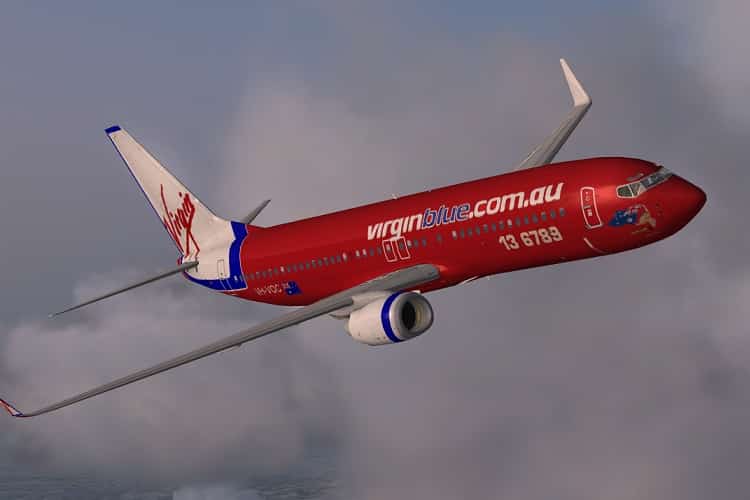 FSX Boeing 737-800 Virgin Blue Textures only