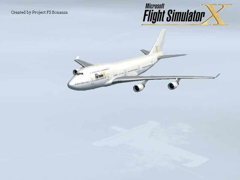 FSX Boeing 747-400 ‘FSX’ Livery Textures