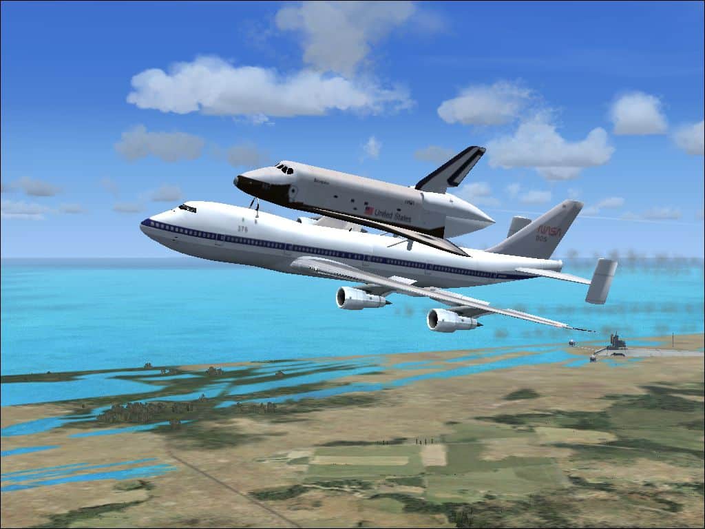 FSX Boeing 747 Nasa Shuttle Carrier