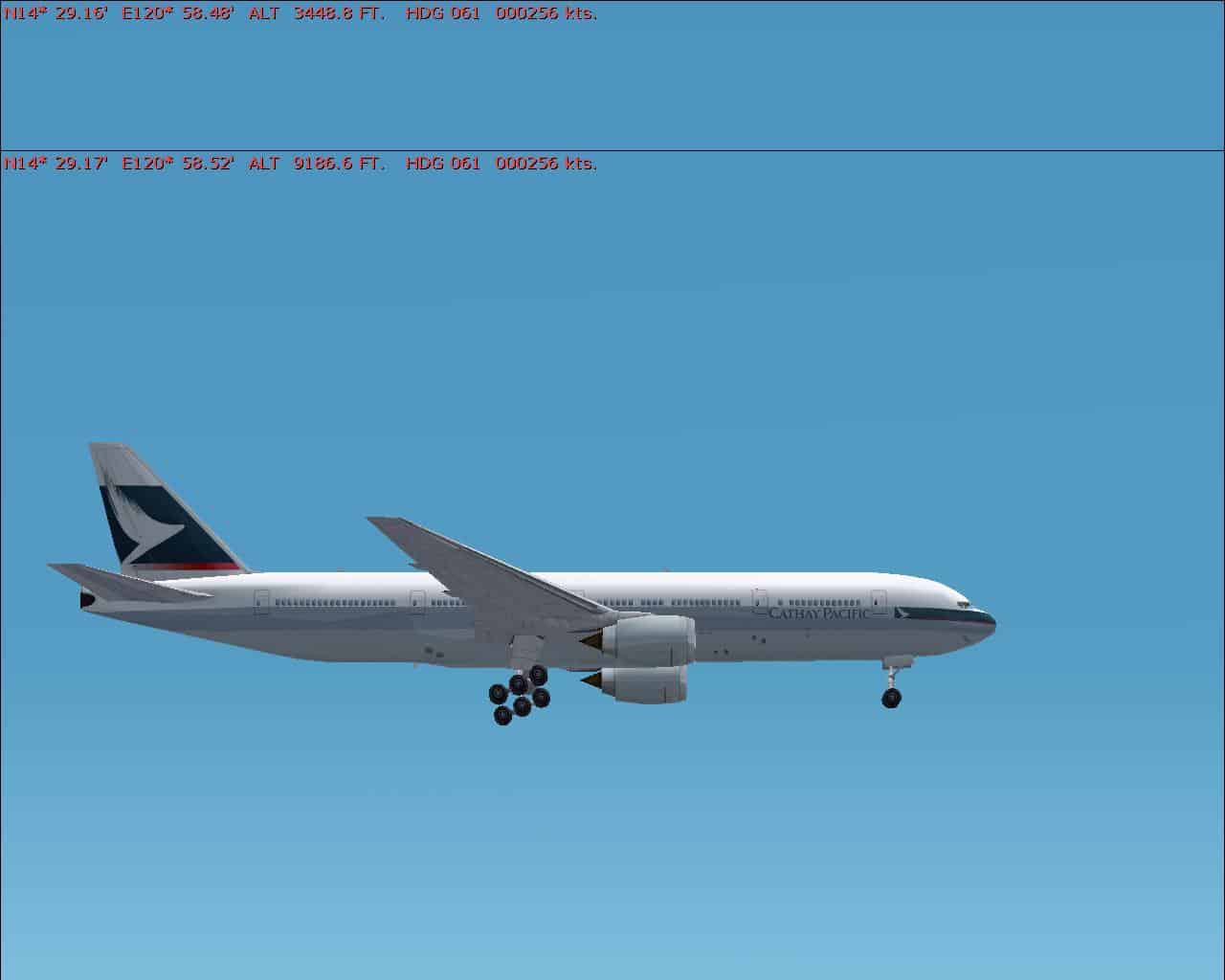FSX Boeing 777-300 pack.