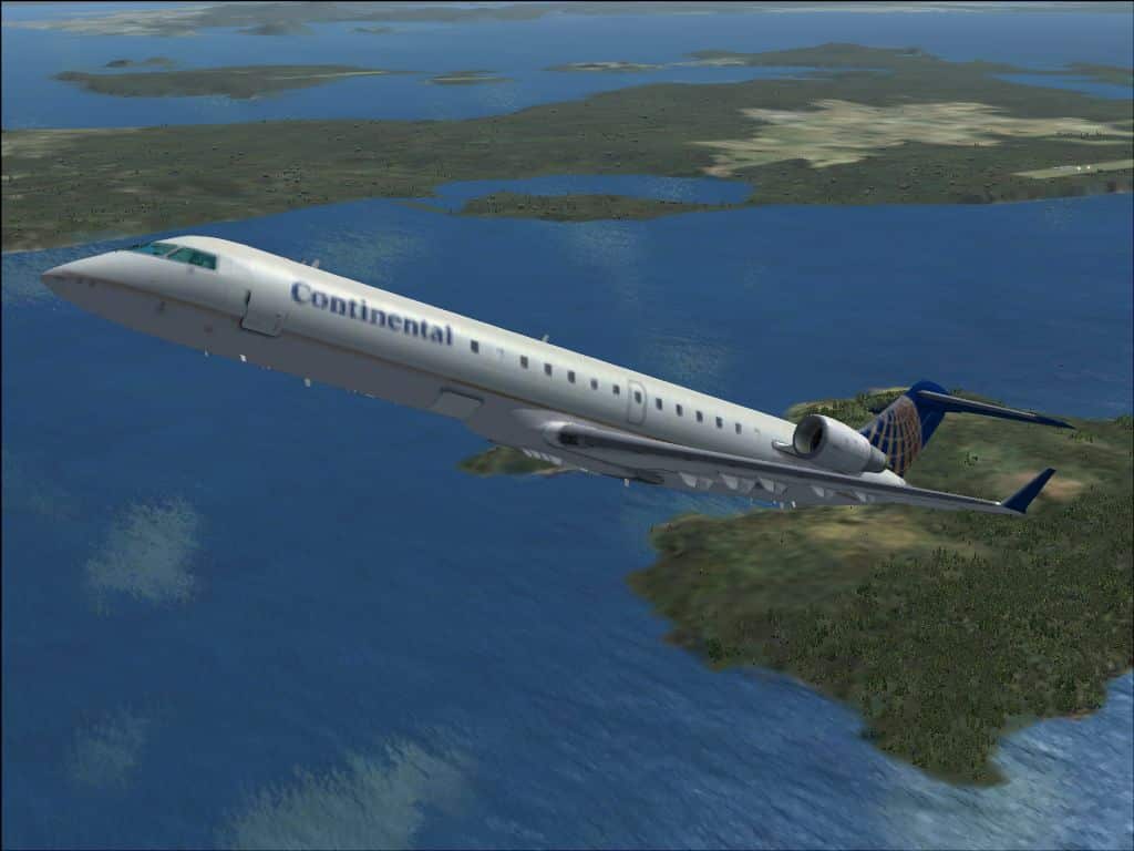 FSX Bombardier CRJ-700 Continental Textures only