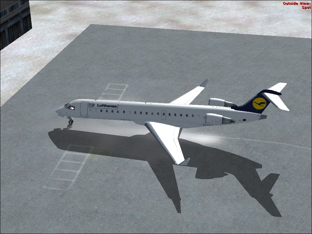 FSX Bombardier CRJ700 Lufthansa Textures only.