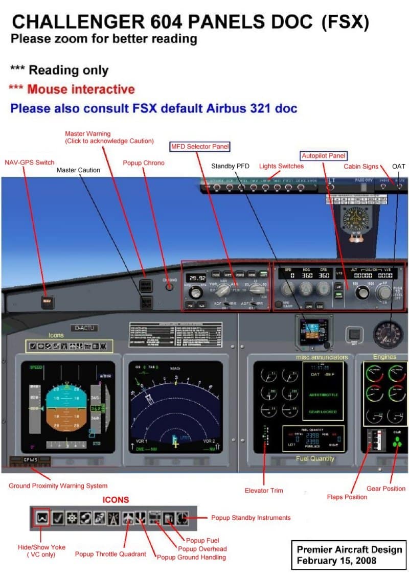 FSX Bombardier Challenger 604 Two aircraft package