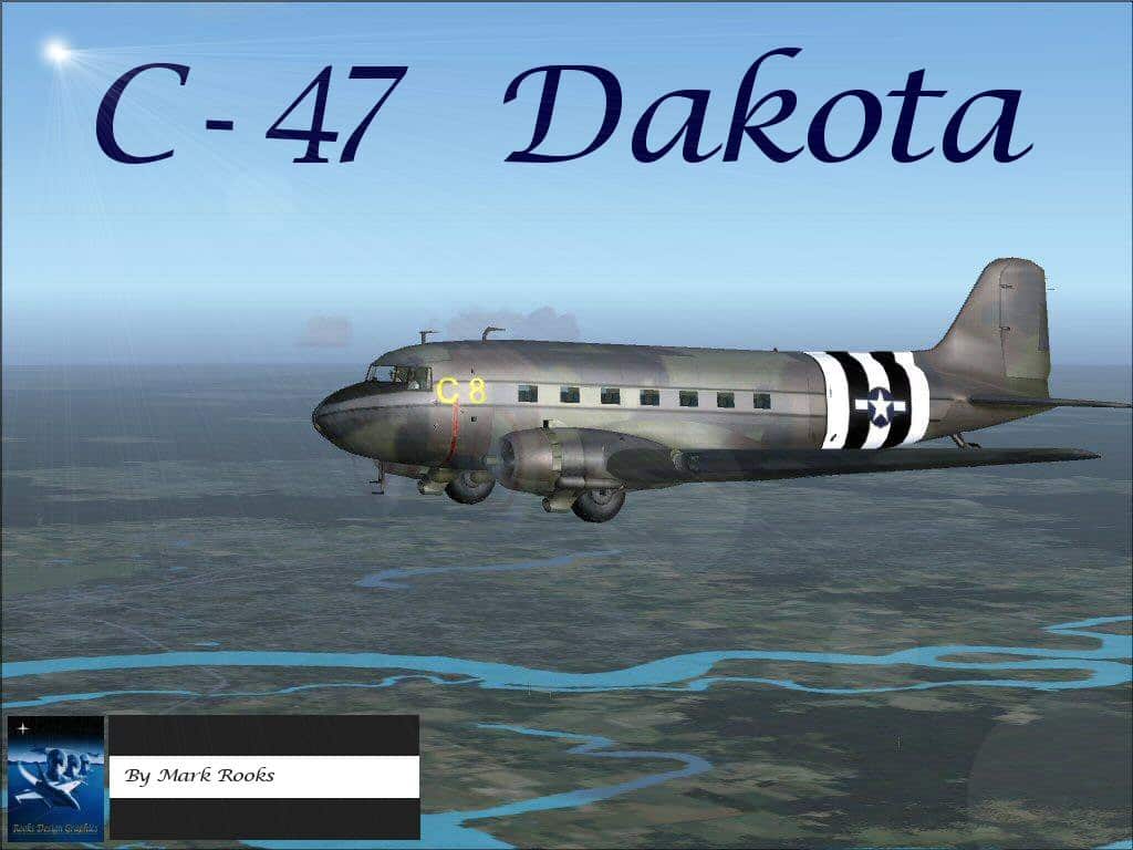 FSX C-47 Dakota Woodland Camo