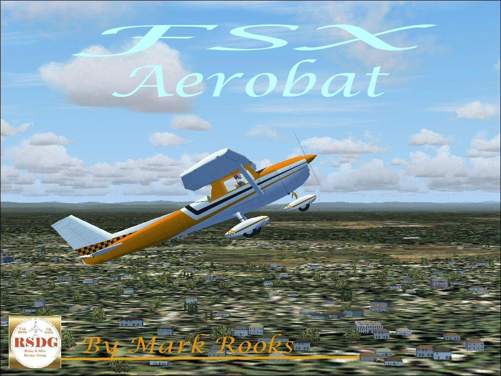 FSX Cessna 150 Aerobat Orange.