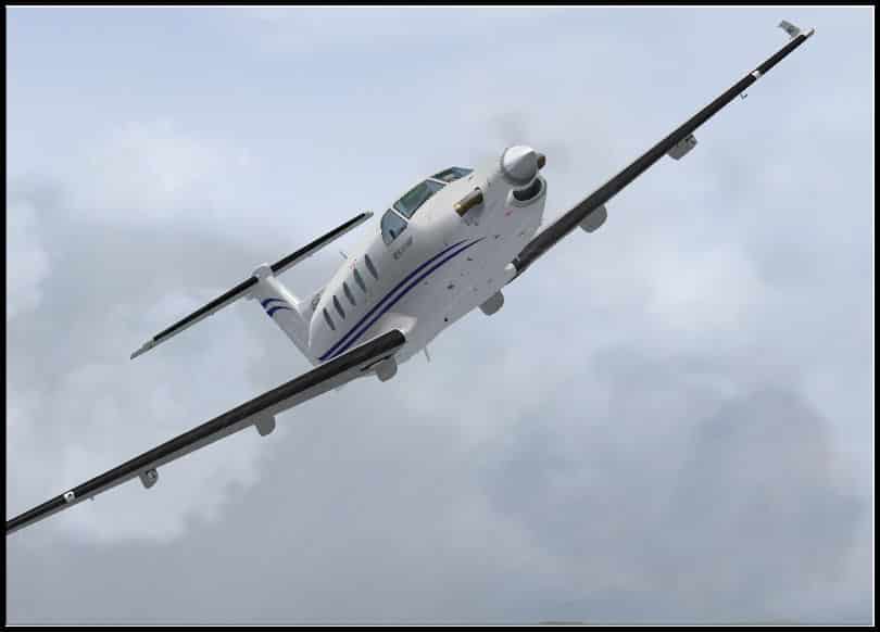 FSX Flight 1 Pilatus PC12 N592FL Textures