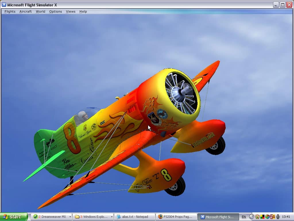 FSX Gee Bee Model Z Supersports Package