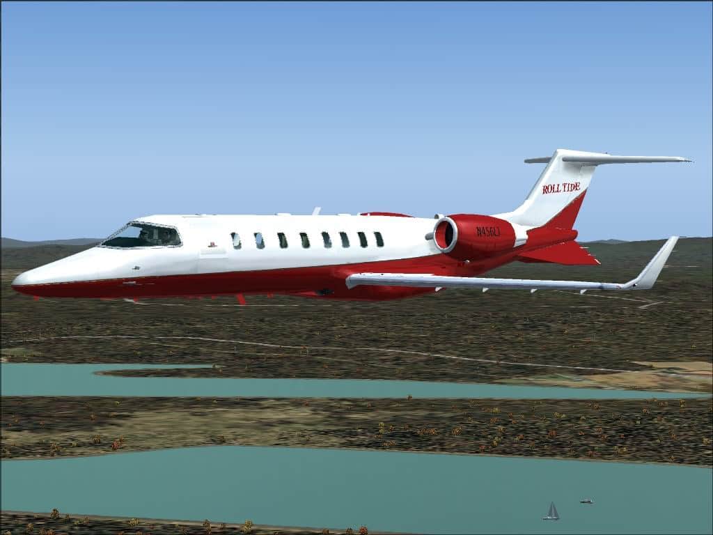 FSX Lear 45 Alabama Textures