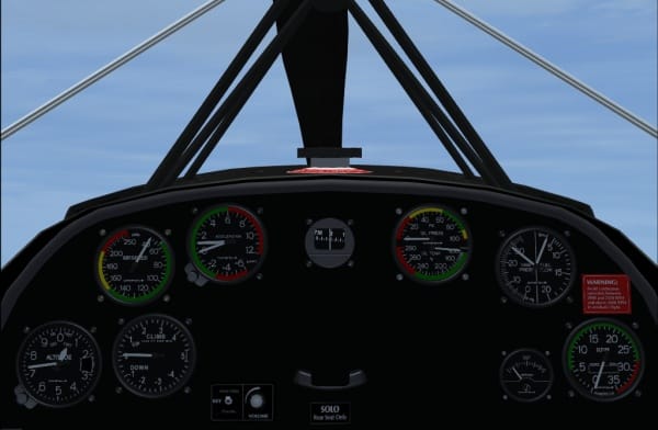 FSX Long Island Classics Christen Eagle II FSX SP2 gauge fix