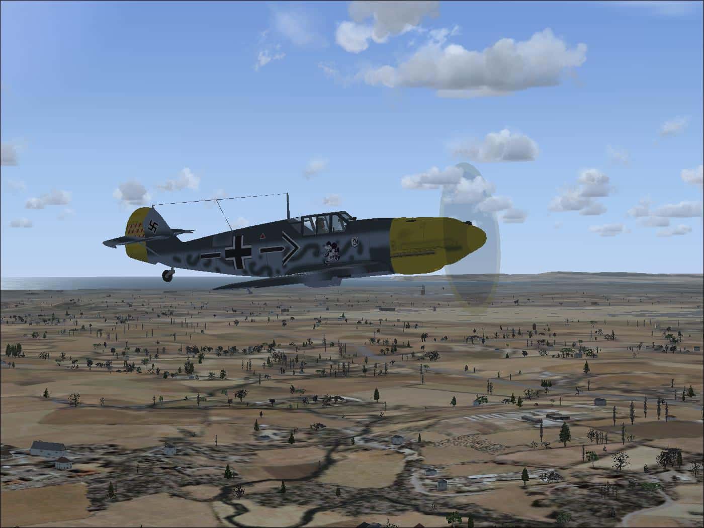 FSX Messerschmitt BF109E Adolf Galland