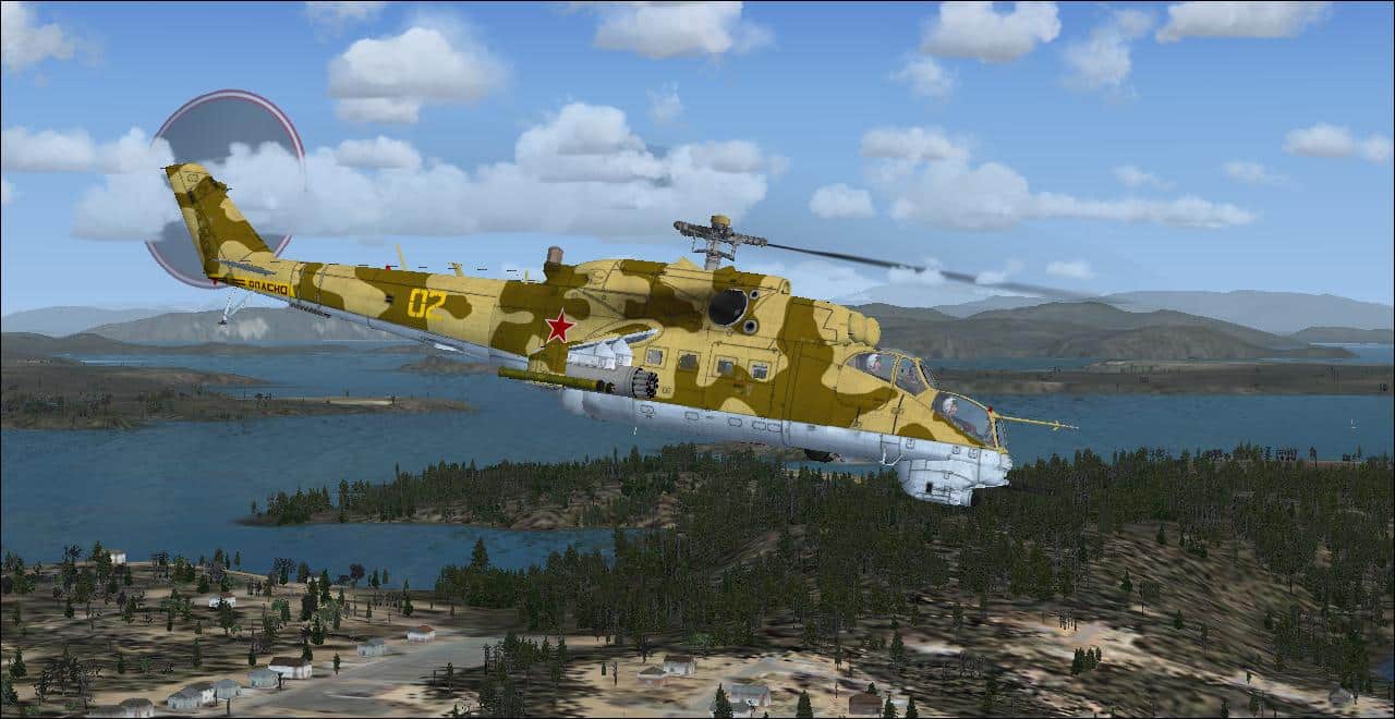 FSX Mil MI-24V Hind E Package