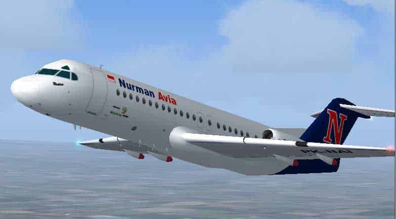 FSX Myanma Airways Fokker F28-4000 Jetway Update