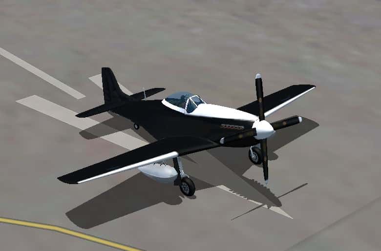 FSX P-51 Racing Colors