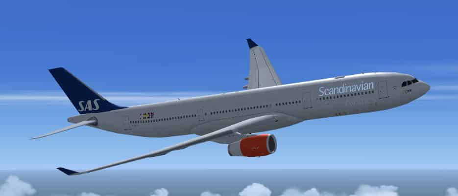 FSX Project Opensky A330-300 Airbus House scheme (With and without SATCOM), Air Canada, Cathay Pacific and Scandinavian Airlines (SAS – with SATCOM) liveries.