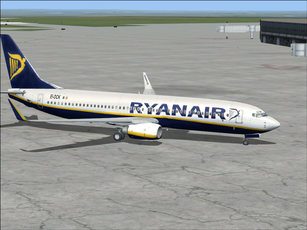 FSX Ryanair Boeing 737-800 default Textures