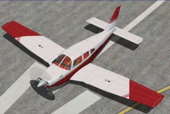 FSX-SP2 Turbo Piper Arrow-III PA28RT-201, in U.S. and U.K. liveries