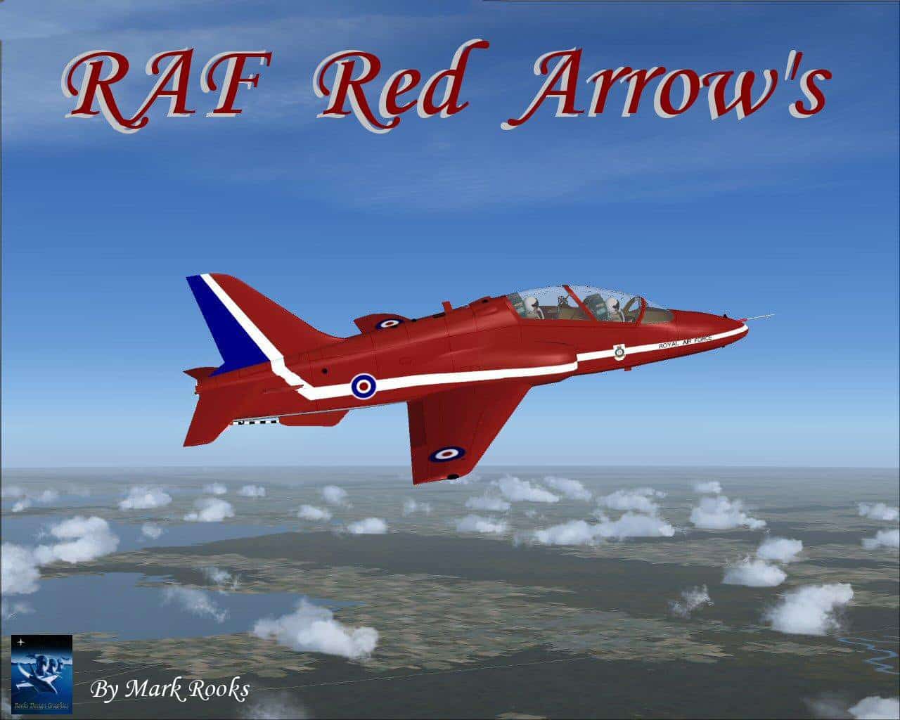 FSX T1 Hawk The Red Arrows Livery.